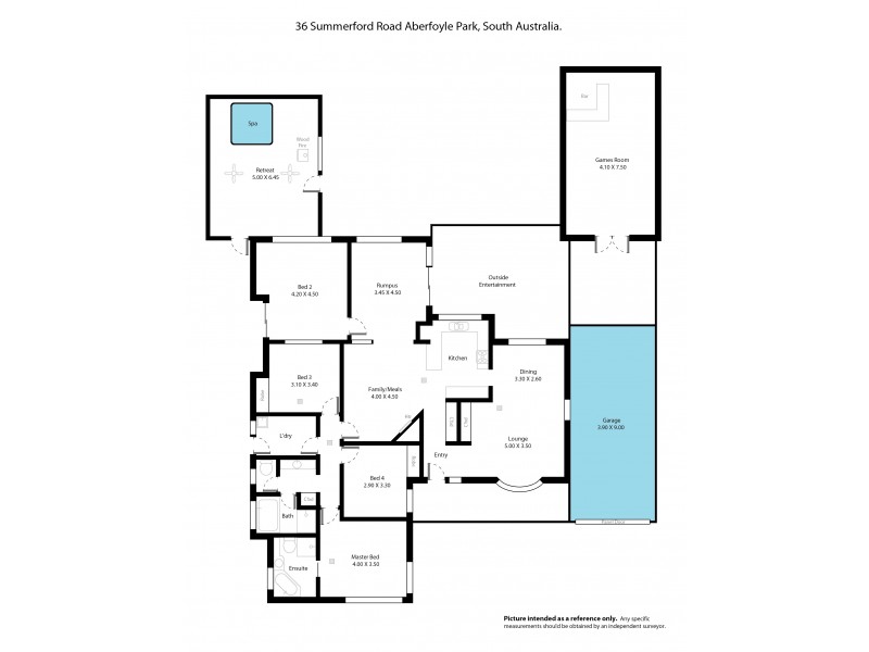 36 Summerford Road, Aberfoyle Park SA 5159 Floorplan