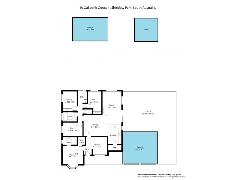 10 Oakbank Crescent, Sheidow Park SA 5158 Floorplan