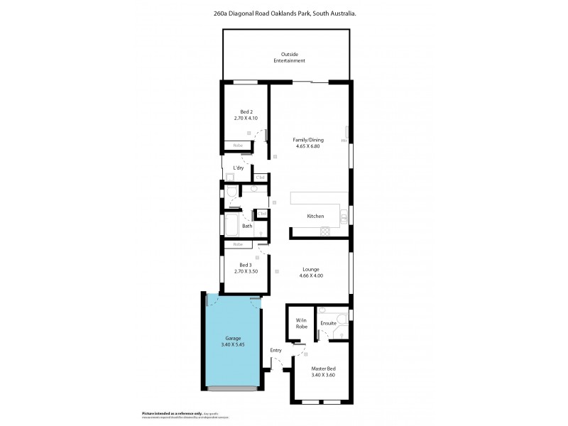 260A Diagonal Road, Oaklands Park SA 5046 Floorplan