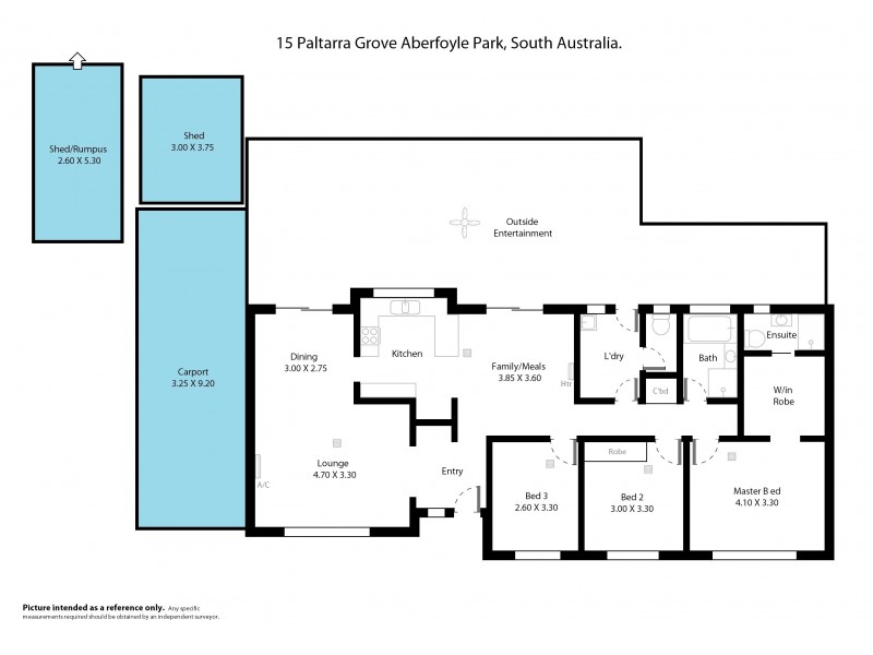 15 Paltarra Grove, Aberfoyle Park SA 5159 Floorplan