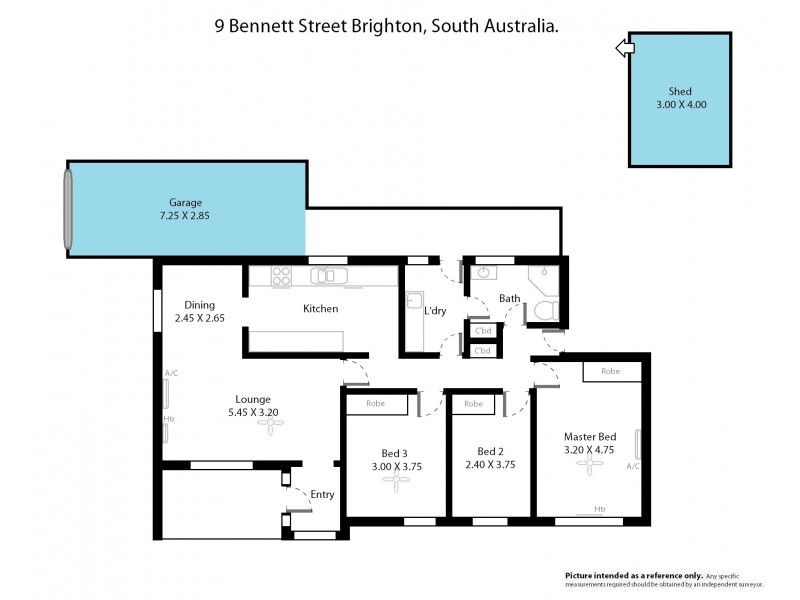 9 Bennett Street, Brighton SA 5048 Floorplan