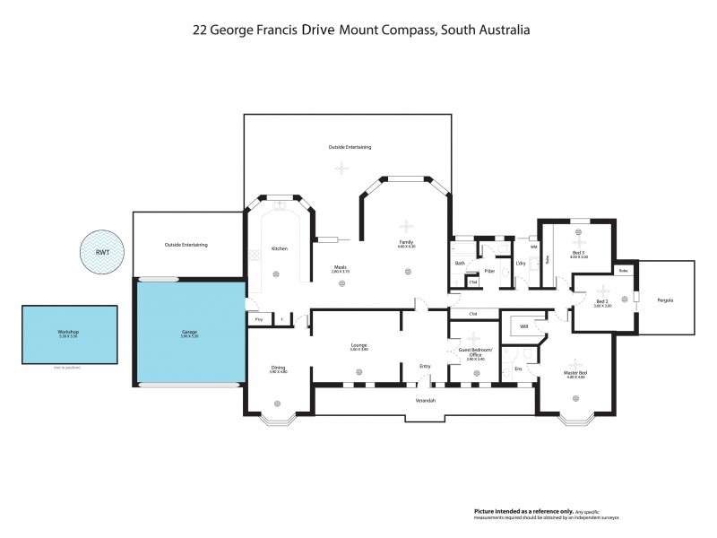 22 George Francis Drive, Mount Compass SA 5210 Floorplan