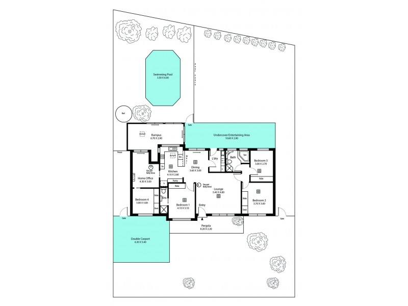8 Magnolia Road, Reynella SA 5161 Floorplan