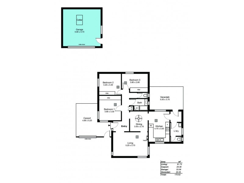 10 Pinchbeck Street, Morphett Vale SA 5162 Floorplan