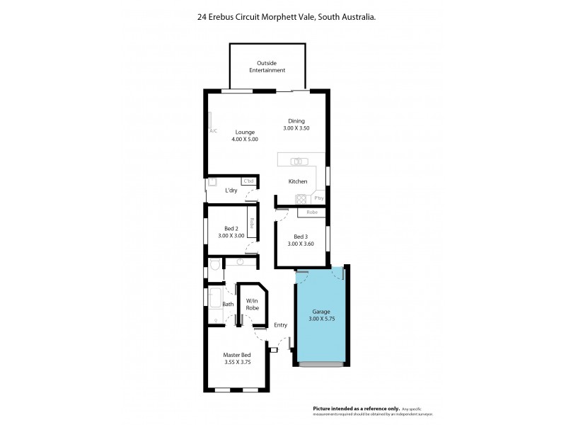 24 Erebus Circuit, Morphett Vale SA 5162 Floorplan