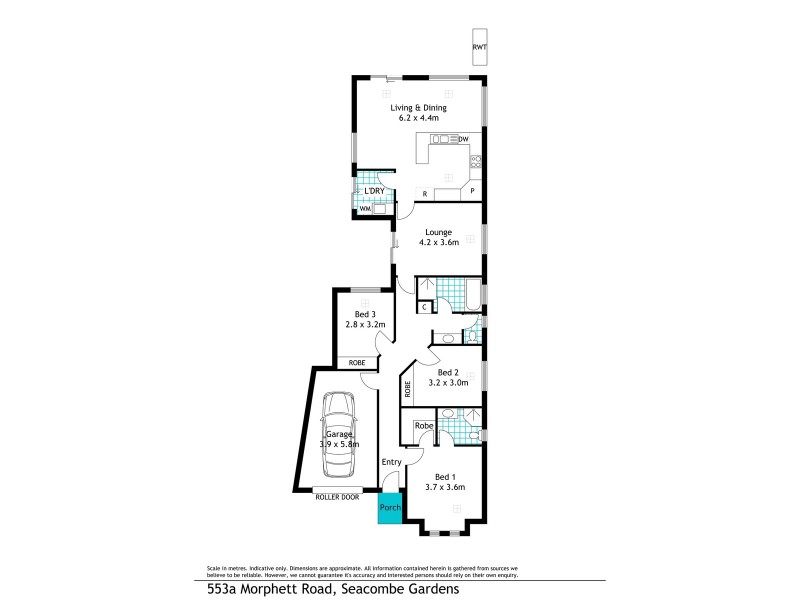 553a Morphett Road, Seacombe Gardens SA 5047 Floorplan