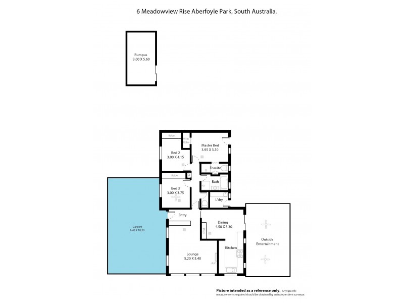 6 Meadowview Rise, Aberfoyle Park SA 5159 Floorplan