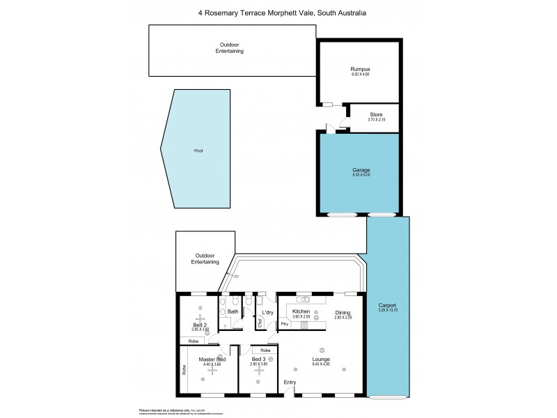 4 Rosemary Terrace, Morphett Vale SA 5162 Floorplan