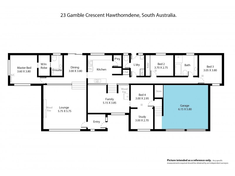 23 Gamble Crescent, Hawthorndene SA 5051 Floorplan