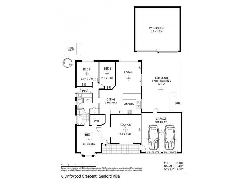 6 Driftwood Crescent, Seaford Rise SA 5169 Floorplan