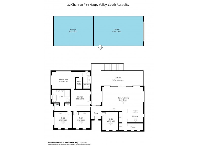 32 Charlson Rise, Happy Valley SA 5159 Floorplan