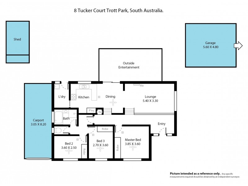 8 Tucker Court, Trott Park SA 5158 Floorplan