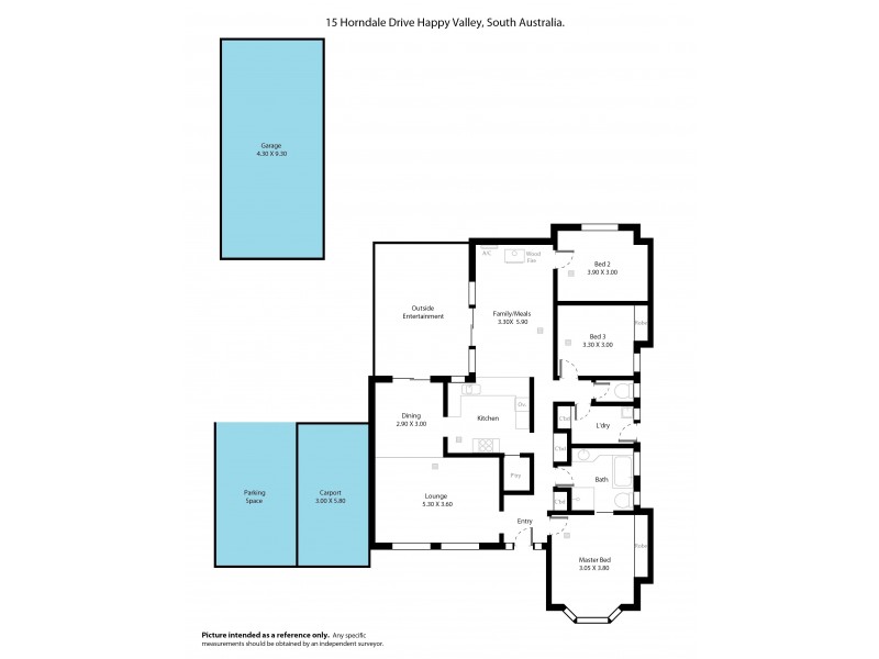 15 Horndale Drive, Happy Valley SA 5159 Floorplan