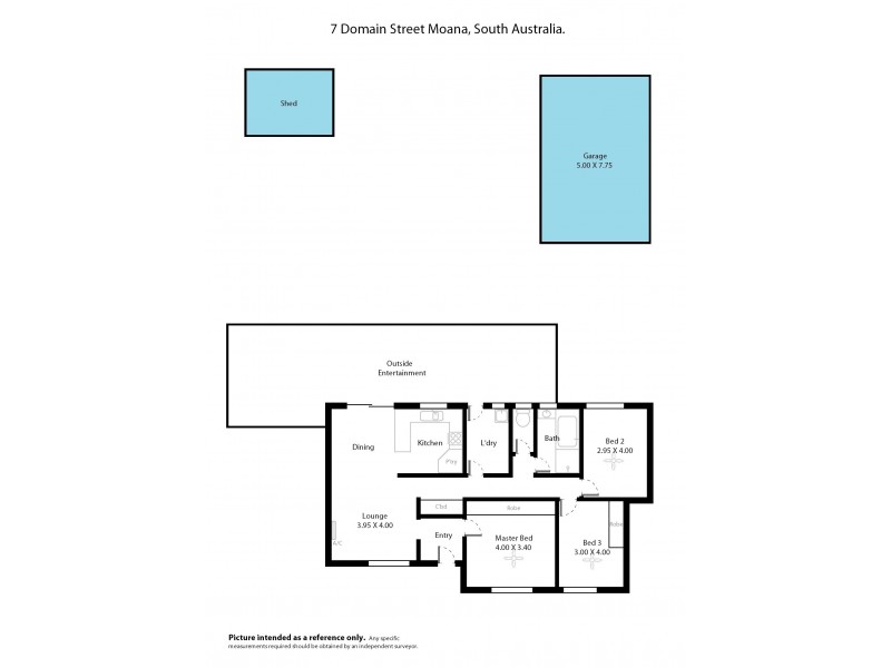 7 Domain Street, Moana SA 5169 Floorplan