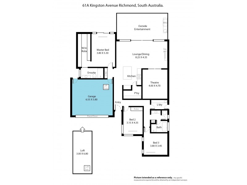 61a Kingston Avenue, Richmond SA 5033 Floorplan