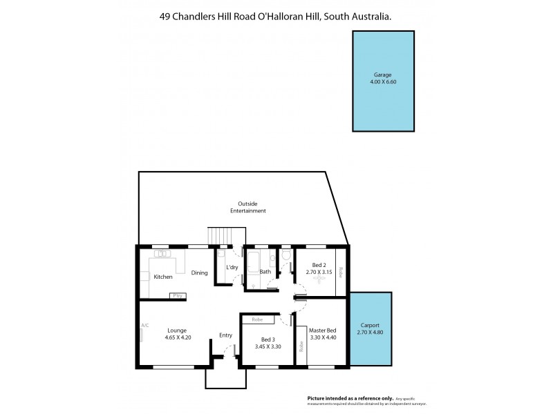 49 Chandlers Hill Road, O’halloran Hill SA 5158 Floorplan