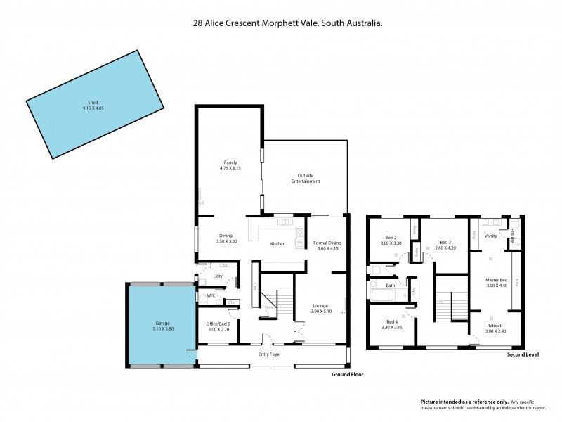 28 Alice Crescent, Morphett Vale SA 5162 Floorplan