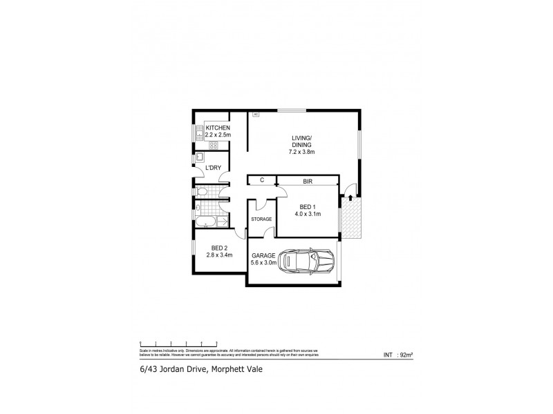6-43 Jordan Drive, Morphett Vale SA 5162 Floorplan