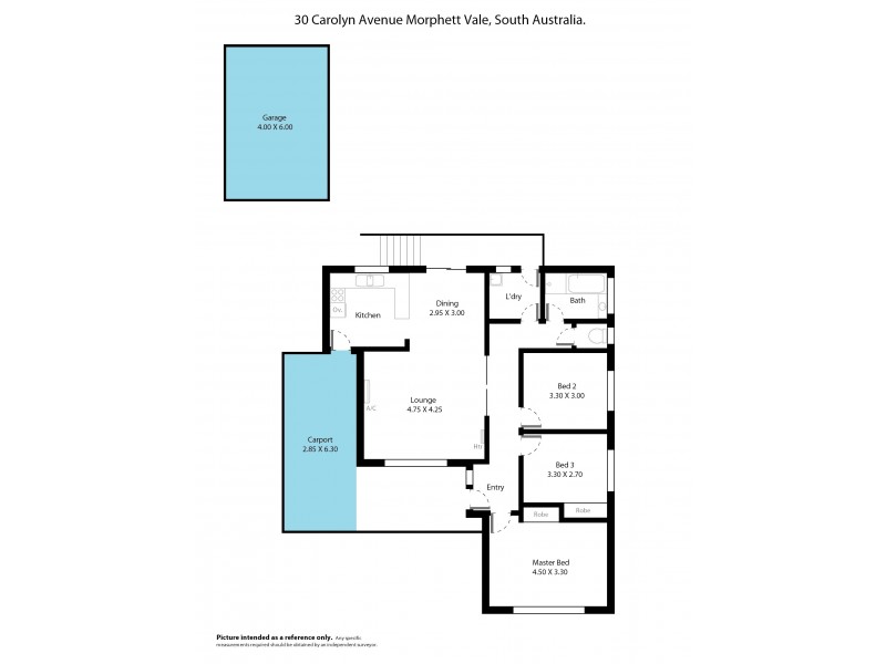 30 Carolyn Avenue, Morphett Vale SA 5162 Floorplan