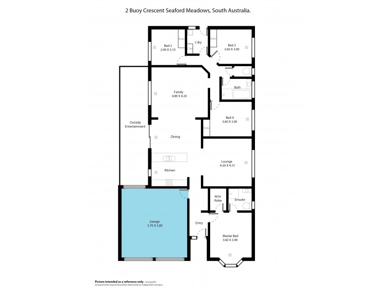 2 Buoy Crescent, Seaford Meadows SA 5169 Floorplan