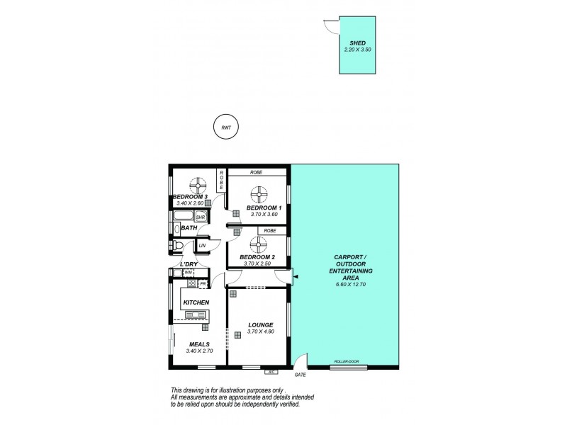 9 Abbott Avenue, Morphett Vale SA 5162 Floorplan