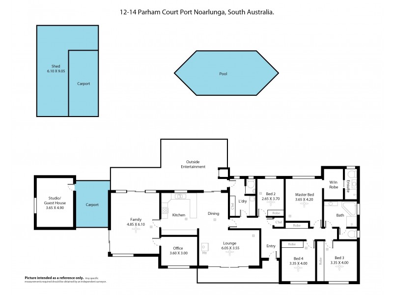12-14 Parham Crescent, Port Noarlunga SA 5167 Floorplan