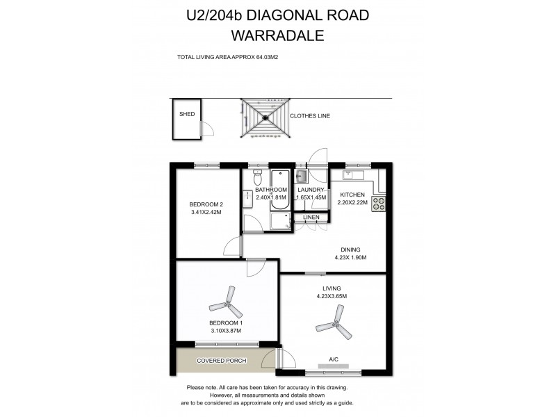 2-204B Diagonal Road, Warradale SA 5046 Floorplan