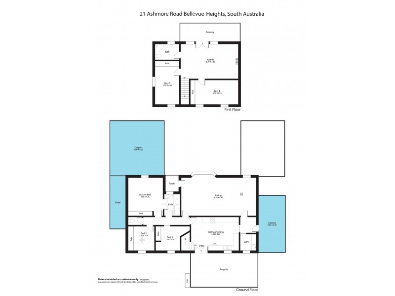 21 Ashmore Road, Bellevue Heights SA 5050 Floorplan