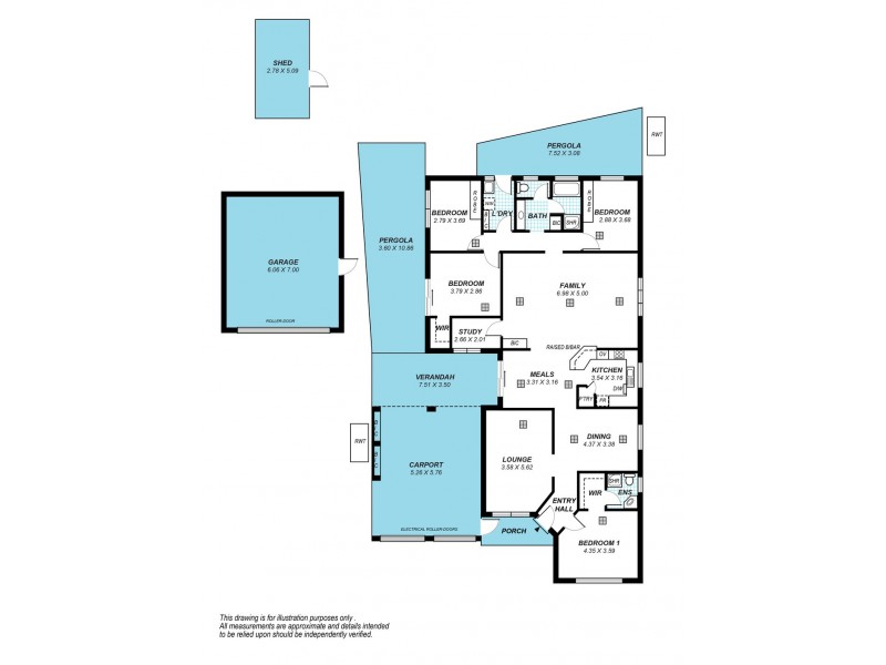 3 Explorer Court, Woodcroft SA 5162 Floorplan