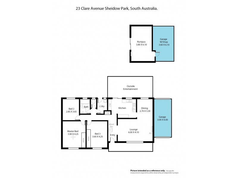 23 Clare Avenue, Sheidow Park SA 5158 Floorplan