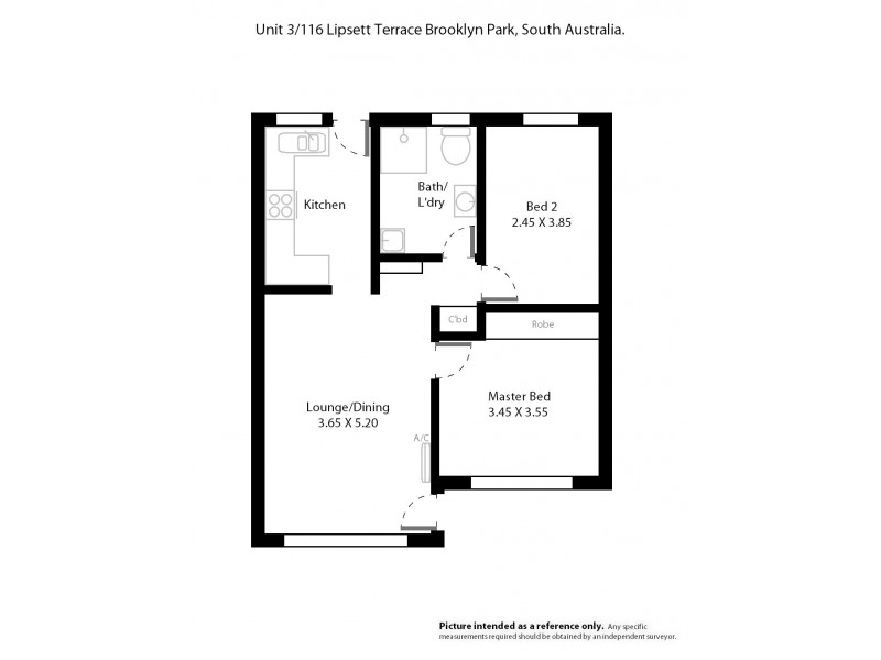 3-116 Lipsett Terrace, Brooklyn Park SA 5032 Floorplan