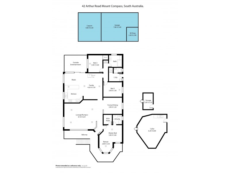 42 Arthur Road, Mount Compass SA 5210 Floorplan