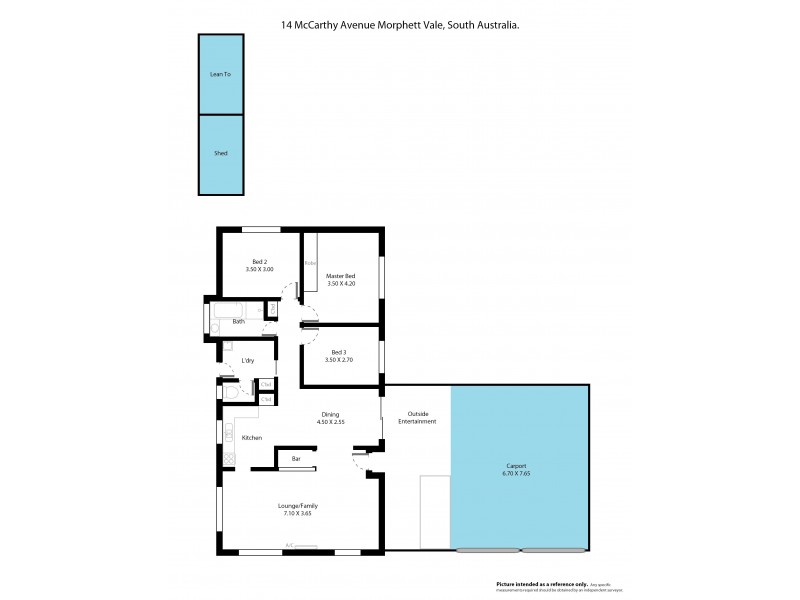 14 McCarthy Avenue, Morphett Vale SA 5162 Floorplan