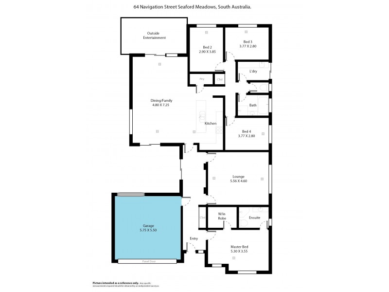 64 Navigation Street, Seaford Meadows SA 5169 Floorplan
