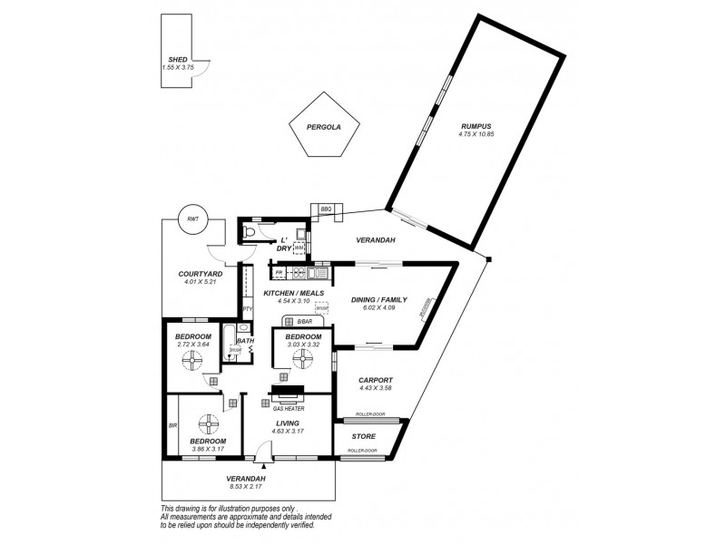 13 Alexander Grove, Woodville Gardens SA 5012 Floorplan