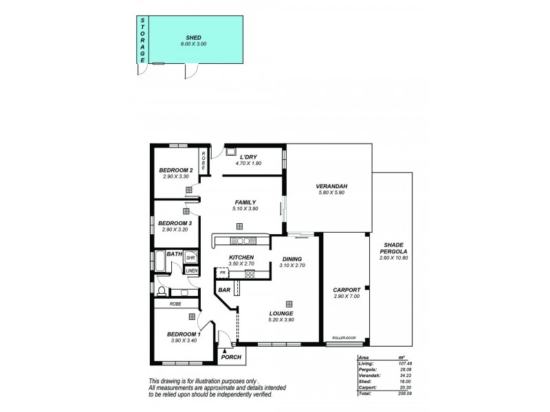 10 Magnolia Road, Reynella SA 5161 Floorplan