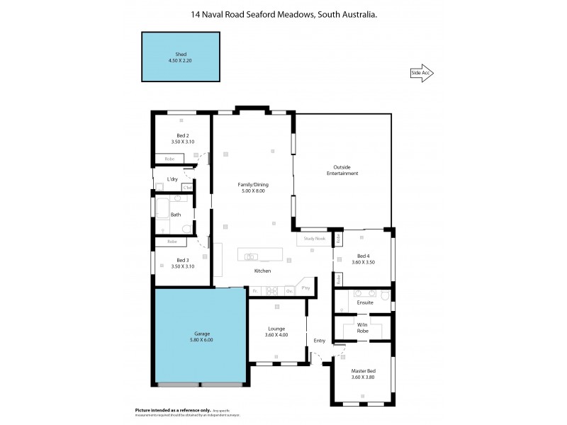 14 Naval Road, Seaford Meadows SA 5169 Floorplan