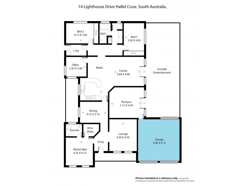 14 Lighthouse Drive, Hallett Cove SA 5158 Floorplan