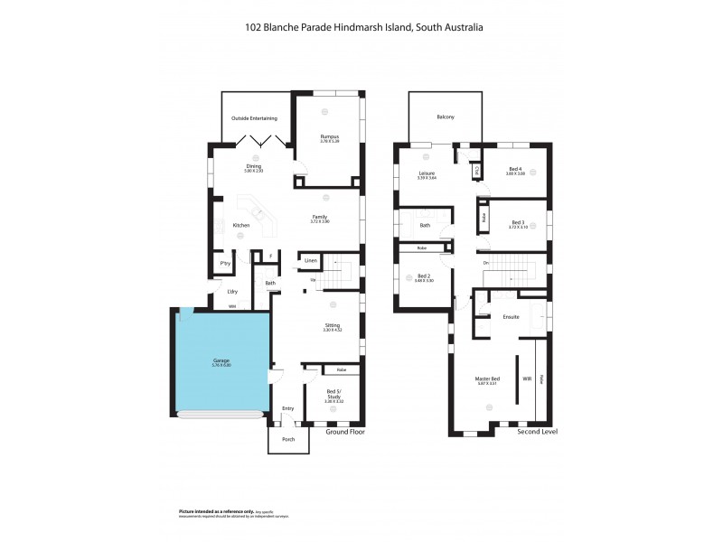 102 Blanche Parade, Hindmarsh Island SA 5214 Floorplan