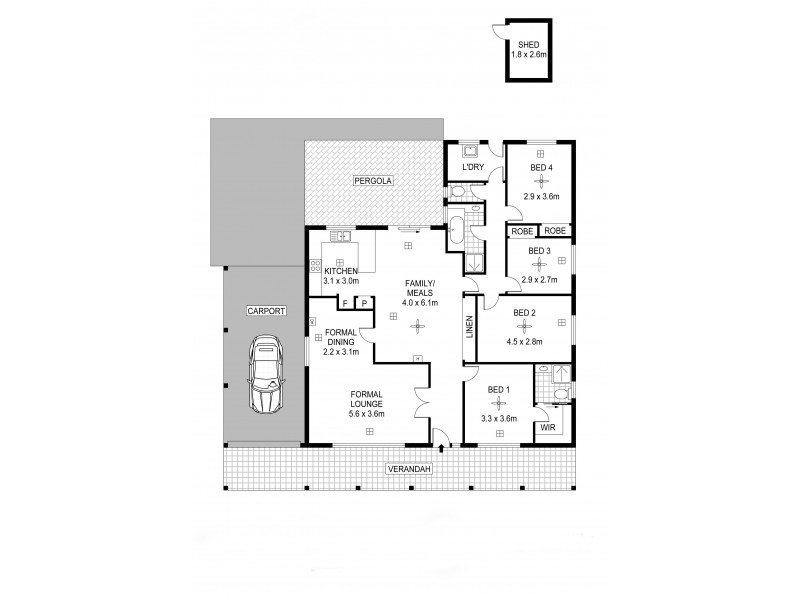 4 Hartley Street, Flagstaff Hill SA 5159 Floorplan