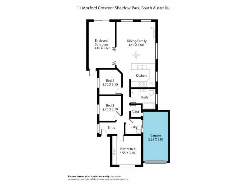 11 Morford Court, Sheidow Park SA 5158 Floorplan