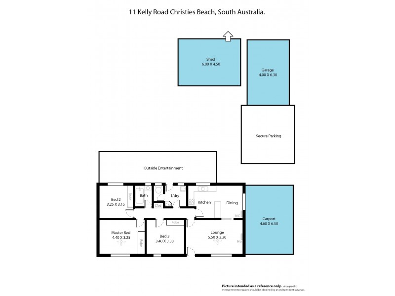 11 Kelly Road, Christies Beach SA 5165 Floorplan