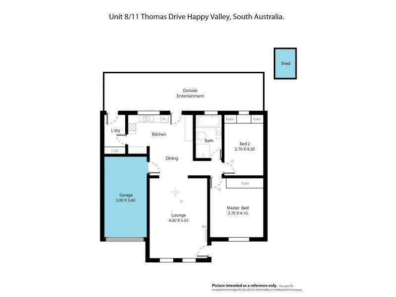 8-11 Thomas Drive, Happy Valley SA 5159 Floorplan