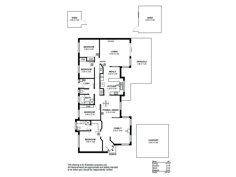 24 Crossdale Drive, Aberfoyle Park SA 5159 Floorplan