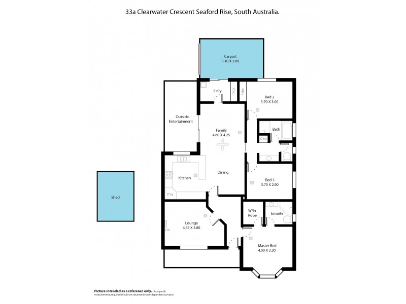 33A Clearwater Crescent, Seaford Rise SA 5169 Floorplan
