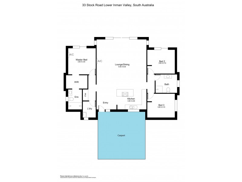 33 Stock Road, Lower Inman Valley SA 5211 Floorplan