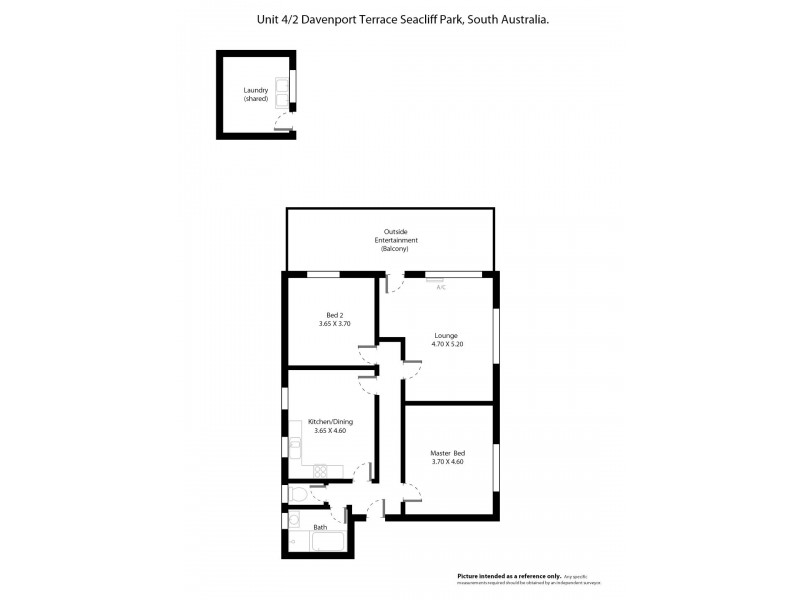4/2 Davenport Terrace, Seacliff Park SA 5049 Floorplan