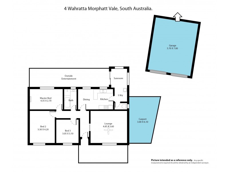 4 Wahratta Avenue, Morphett Vale SA 5162 Floorplan