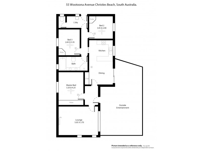 55 Wootoona Avenue, Christies Beach SA 5165 Floorplan