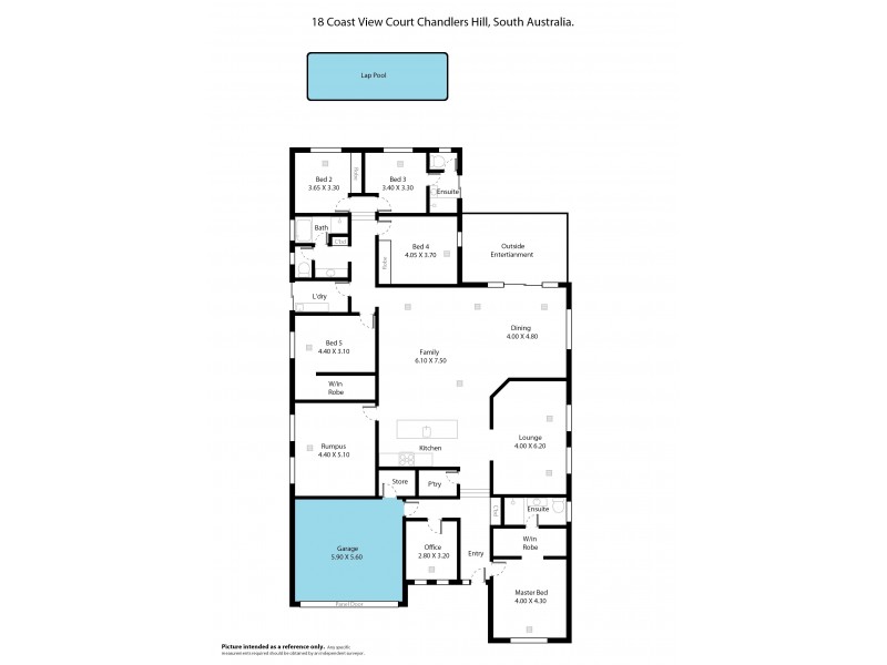 18 Coast View Court, Chandlers Hill SA 5159 Floorplan